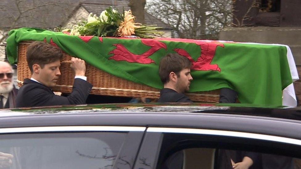 Paul Flynn's funeral