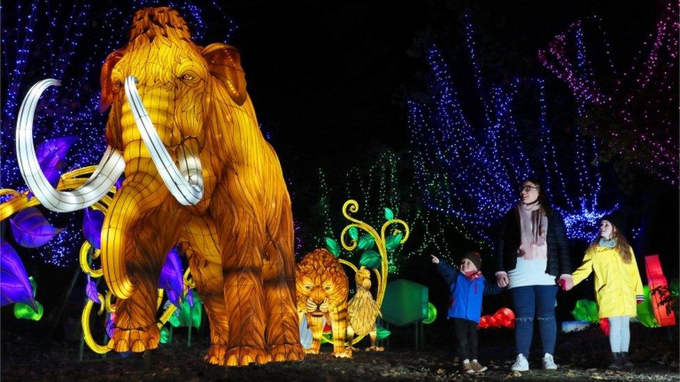 Giant lanterns