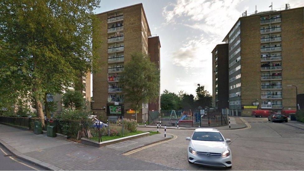 General view of Watling Gardens