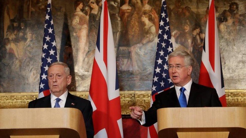 James Mattis and Michael Fallon