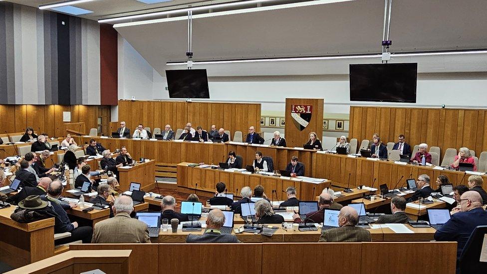 A meeting of Norfolk County Council