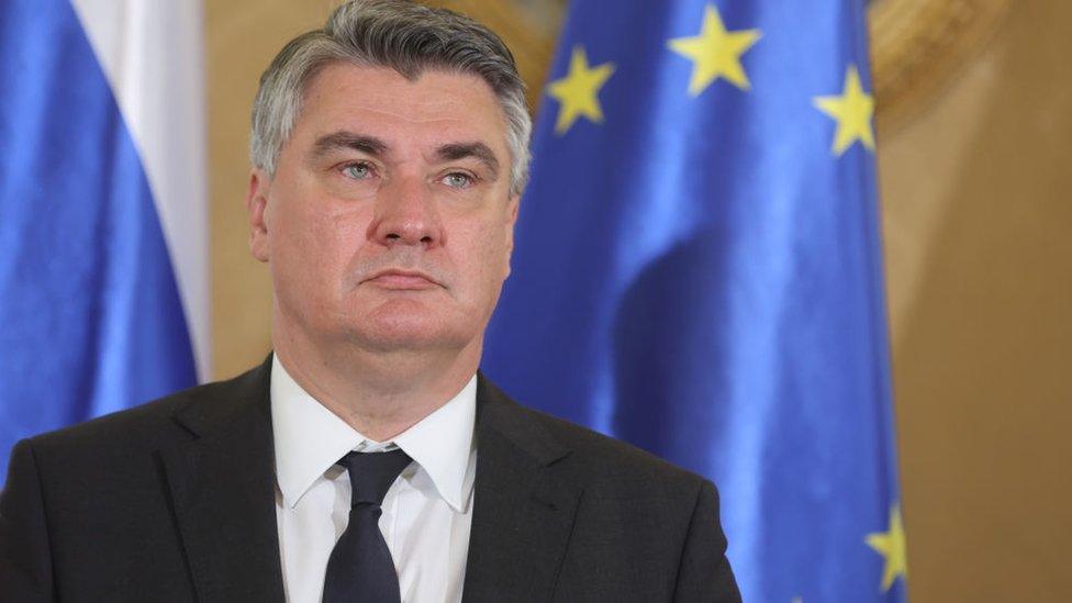 Croatian President Zoran Milanovic