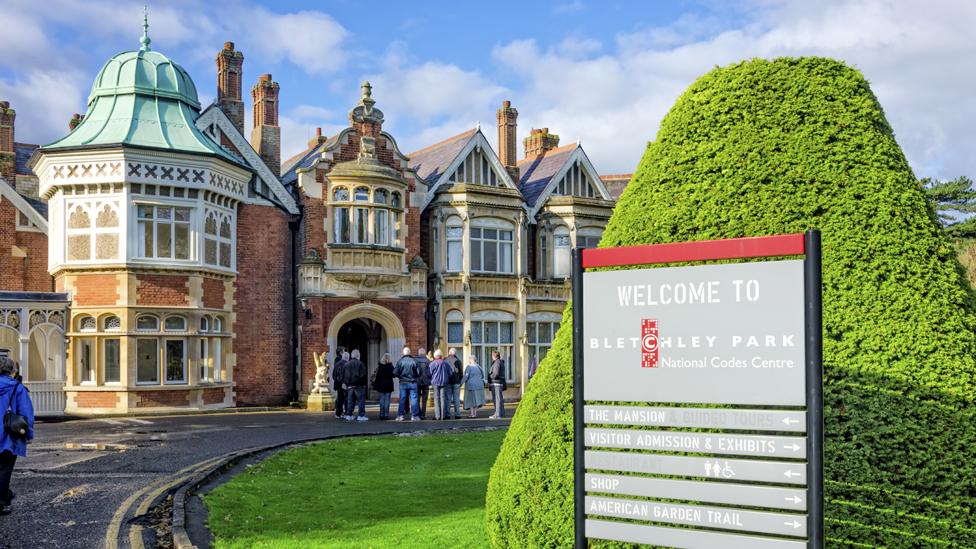 Front of Bletchley Park