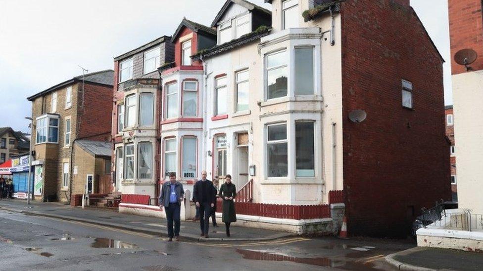 The Duke and Duchess of Cambridge visited Kirby Road in Blackpool