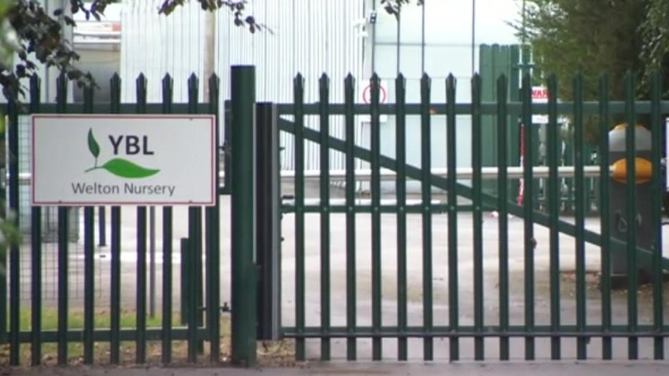 Gate at the nursery