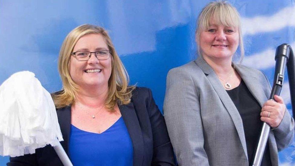 Former cleaners take up boardroom roles at Spotless - BBC News