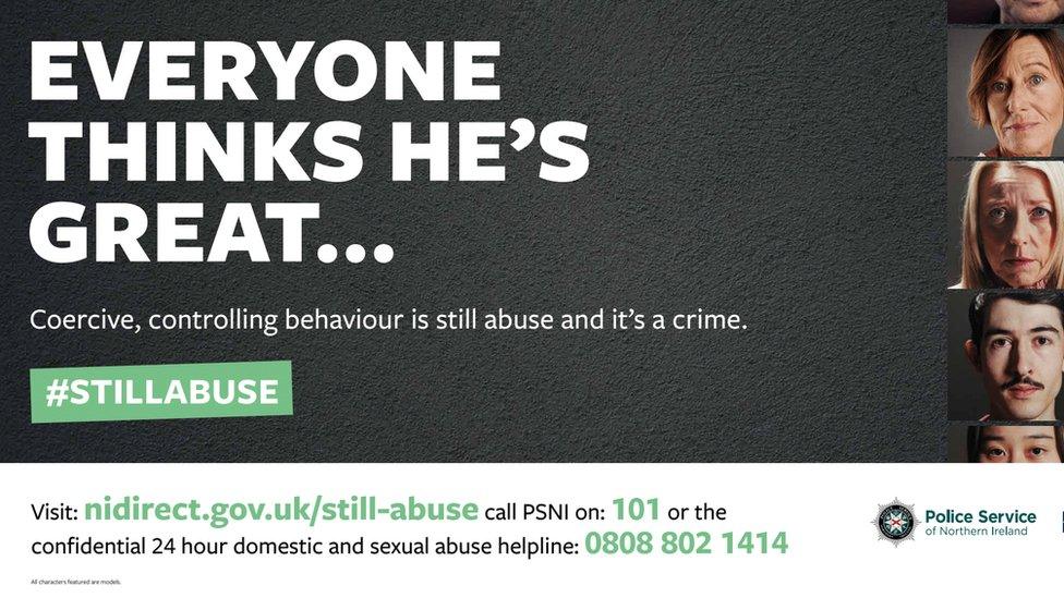 government coercive control awareness poster