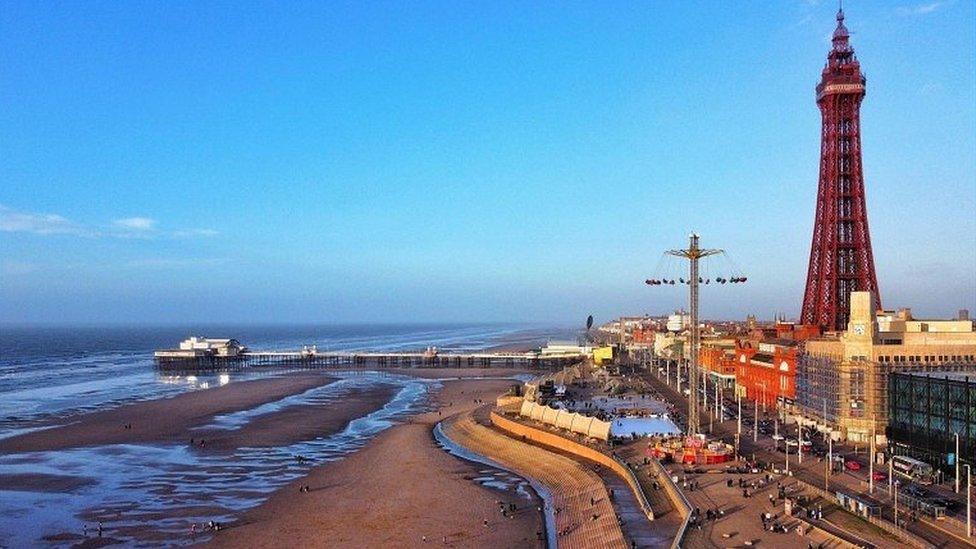 Blackpool beach