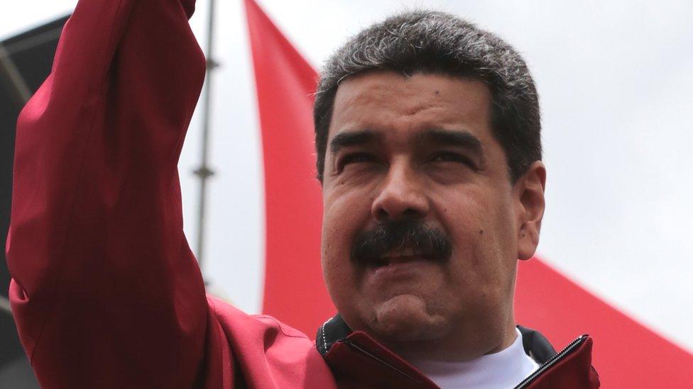 Venezuelan President Nicolas Maduro during a rally in Caracas, 1 September 2016