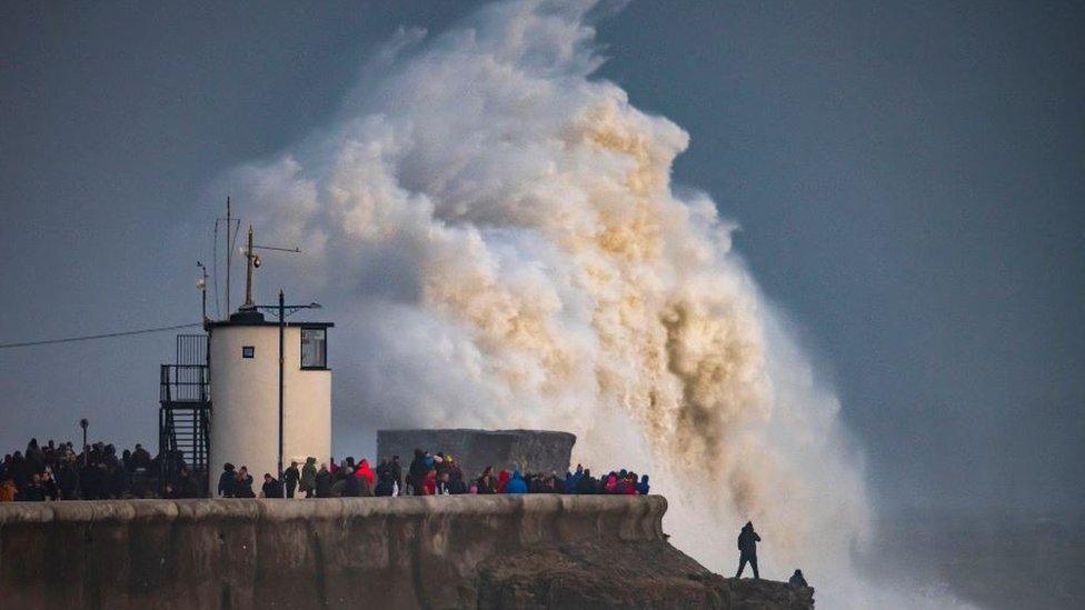 People take risks to get photos at Porthcawl