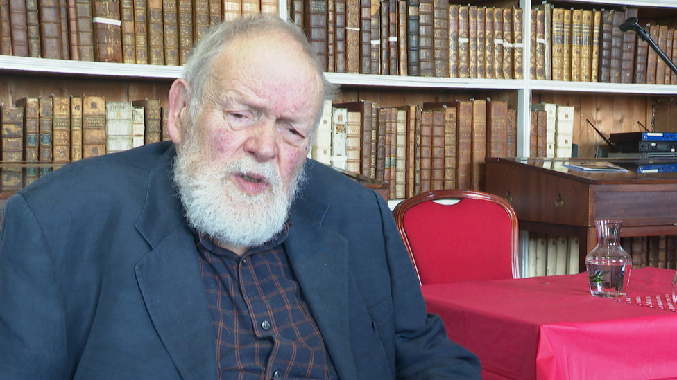 Michael Longley at the event