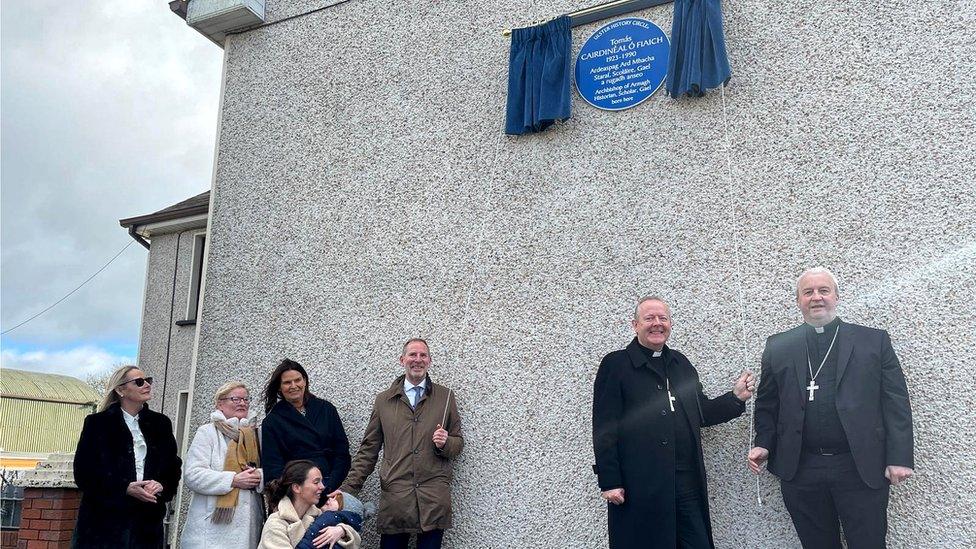 Blue plaque unveiled