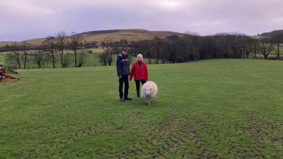 Kyra Somerfield and her grandson Lewis