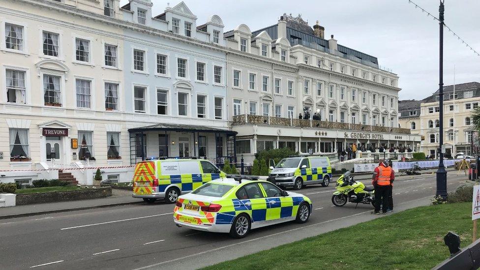 Police in Llandudno