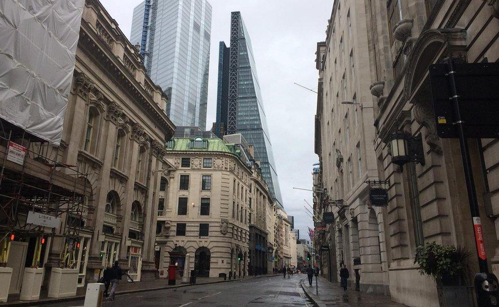 Empty London street