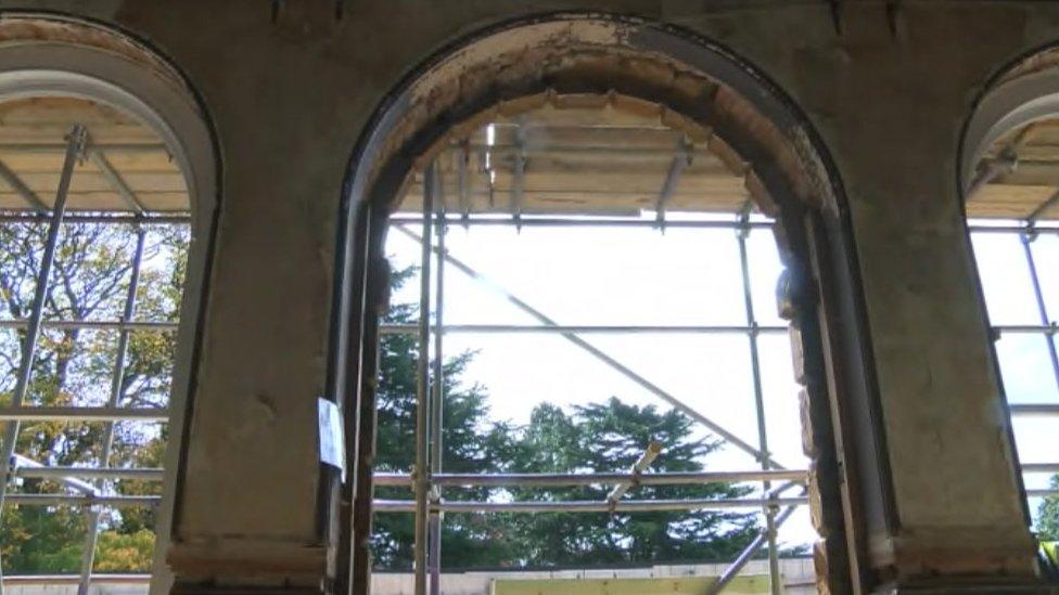 Delapre Abbey restoration