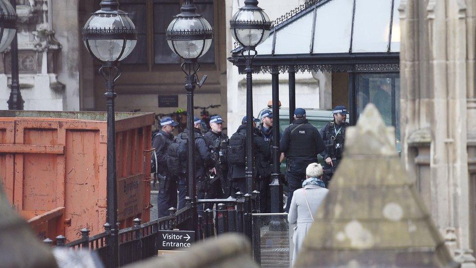 Police at Westminster