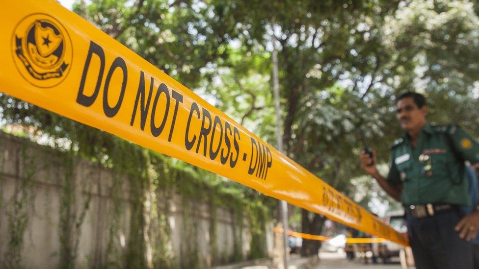 Bangladeshi crime scene