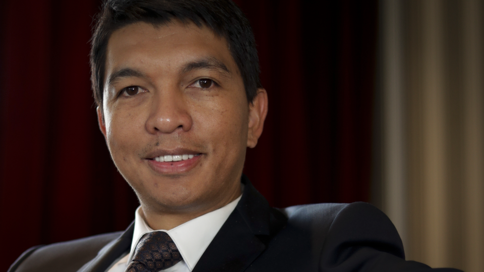 Madagascan President Andry Rajoelina