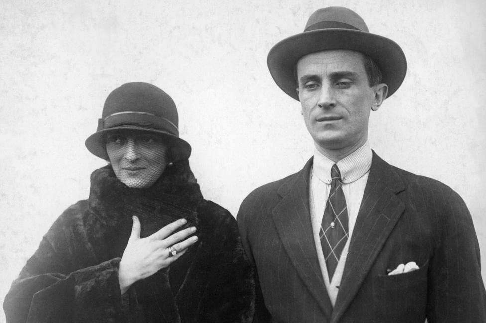 Prince Felix Yusupov and his wife Princess Irina Alexandrovna (circa 1925)