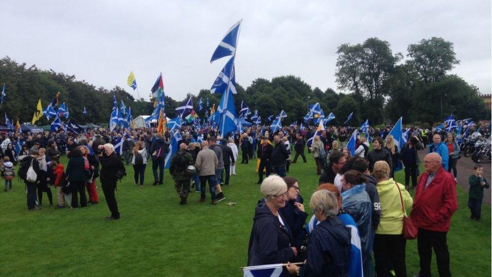 Sunday rally Glasgow