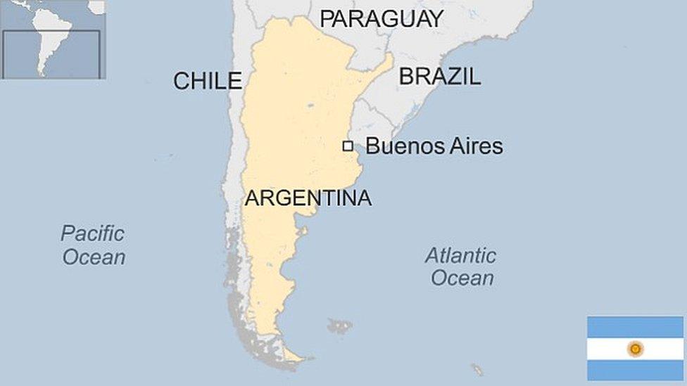 Map of Argentina