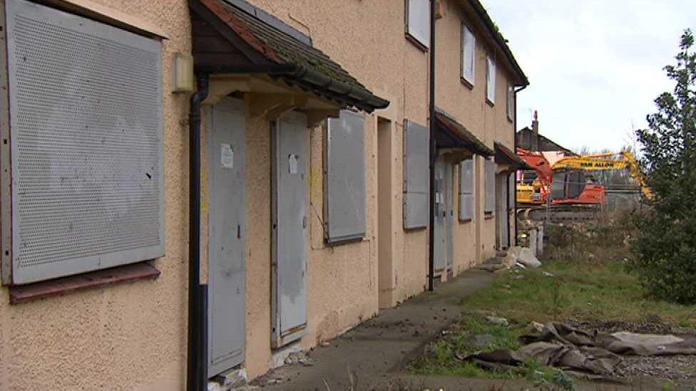 Boarded up houses in the Preston Road area of Hull