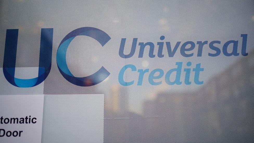 Universal Credit sign