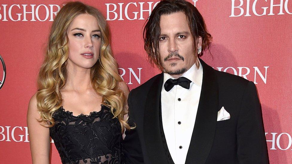 Amber Heard and Johnny Depp