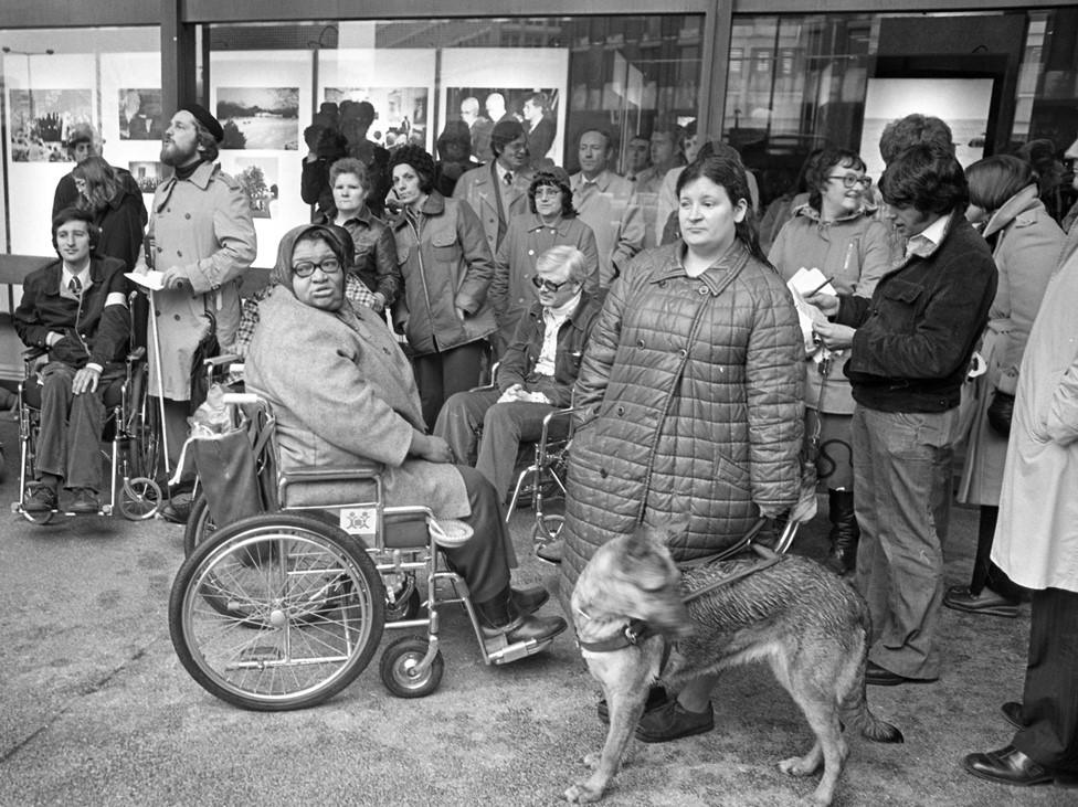 Protesters in Boston