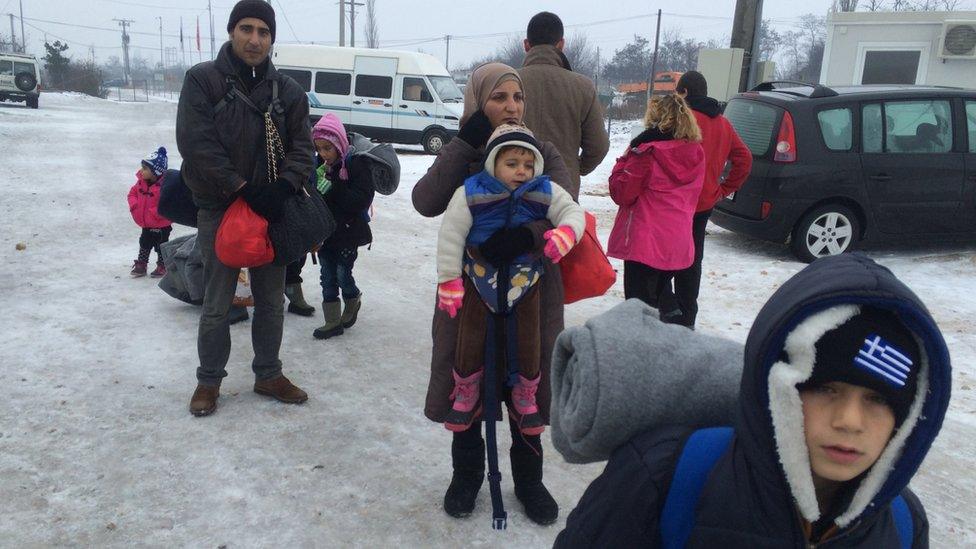 Al-Maari family at Tabanovci