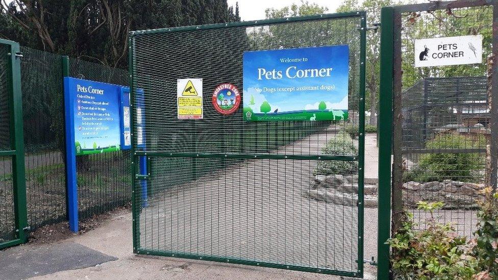 Pets' Corner entrance