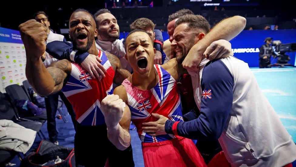 Team GB celebrate