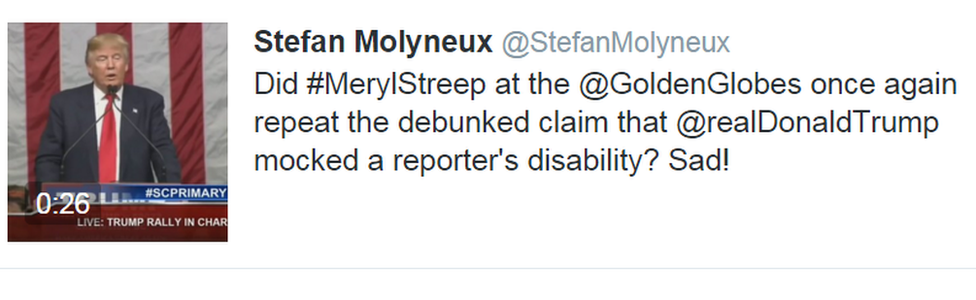 Tweet by Stefan Molyneux