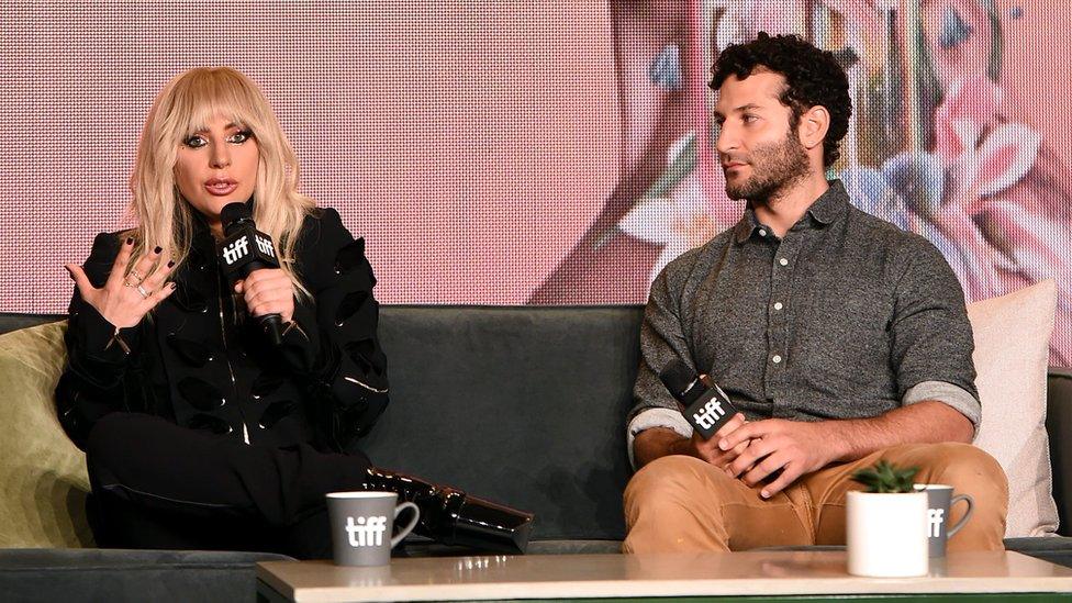 Lady Gaga and Chris Moukarbel