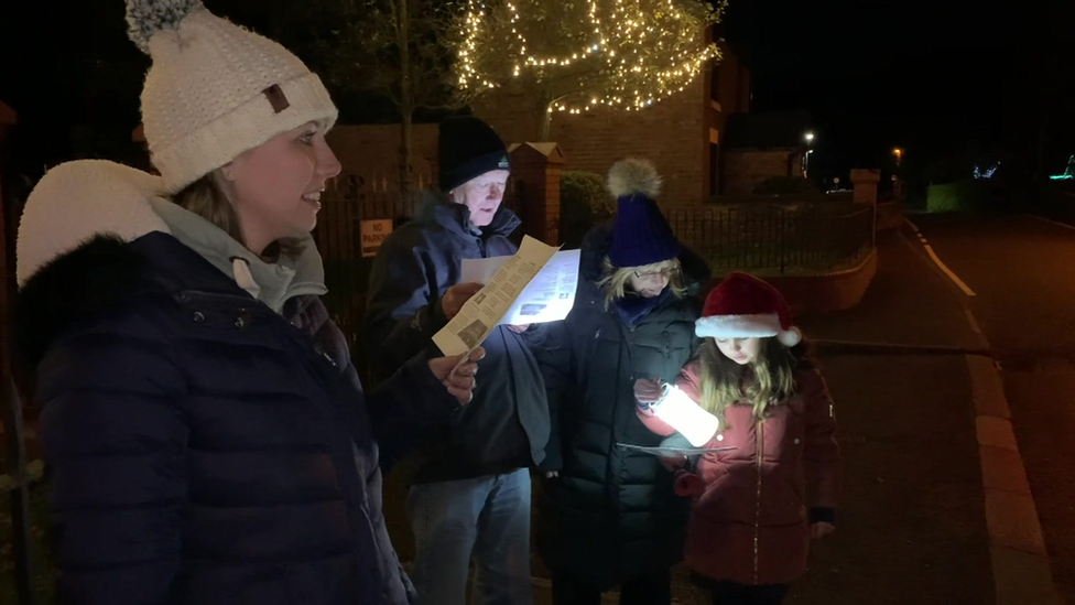 Carol singing