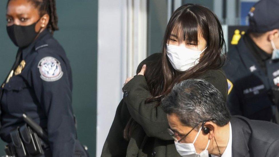 Princess Mako arrives in New York