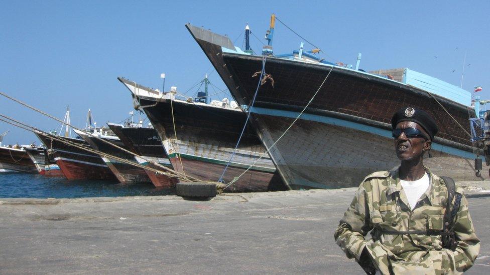 Guard at Berbera Port