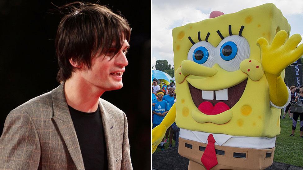 Jonny Greenwood and Spongebob Squarepants