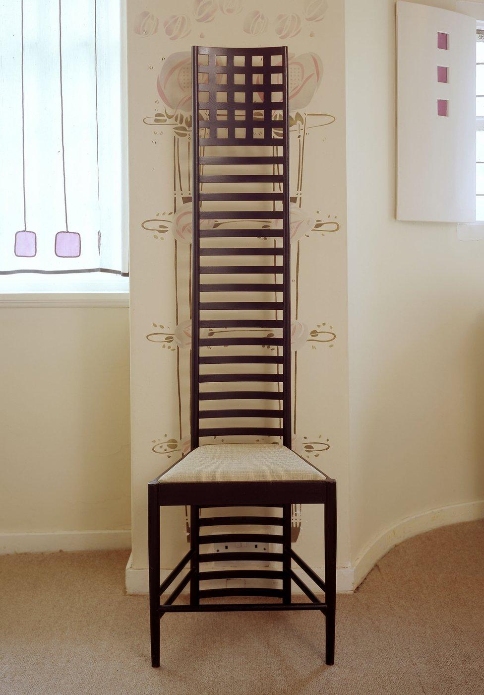 Ladder-backed chair Hill House