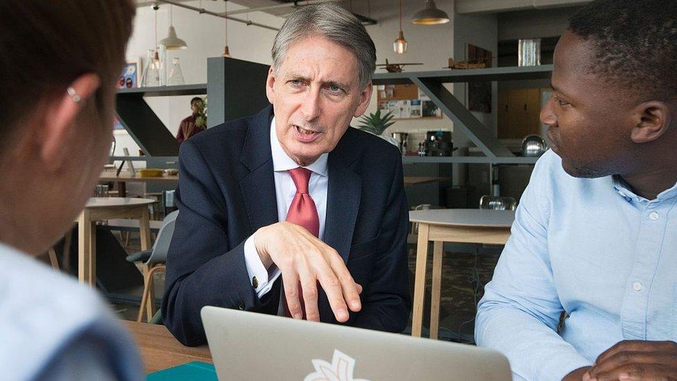 Philip Hammond talks to entrepreneurs