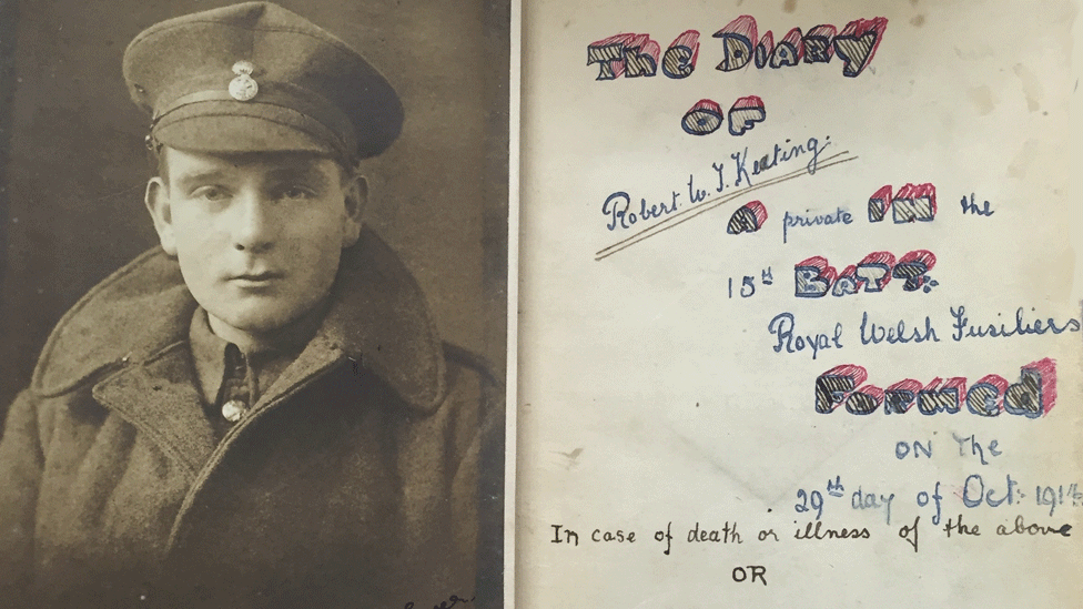 Pte Robert Keating diary