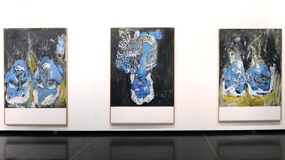 Georg Baselitz exhibition in Venice last year