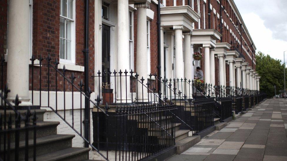 Terraced housing in Toxteth