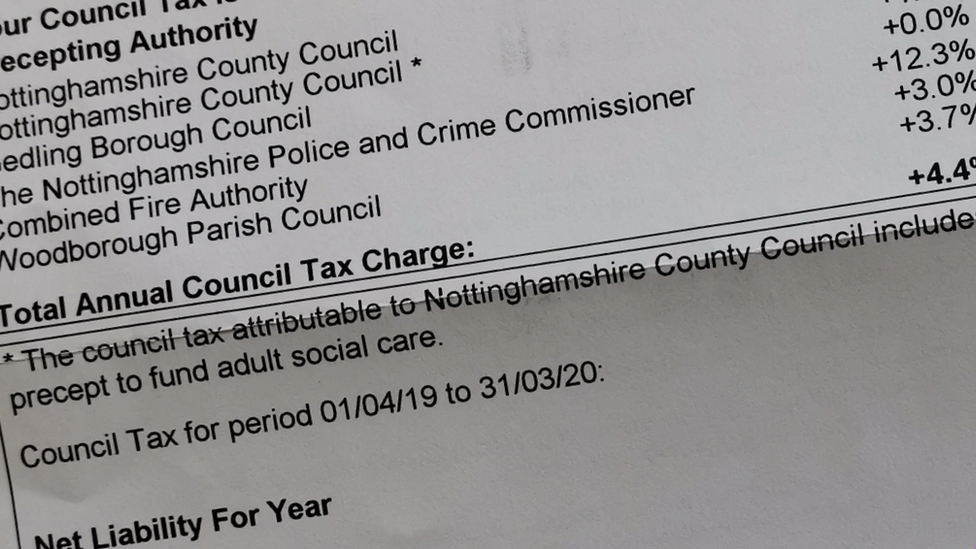 Council tax bill