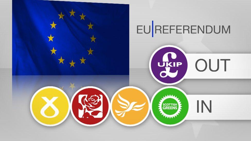 EU referendum party position