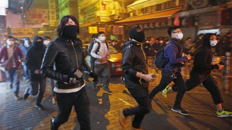 People in Mong Kok