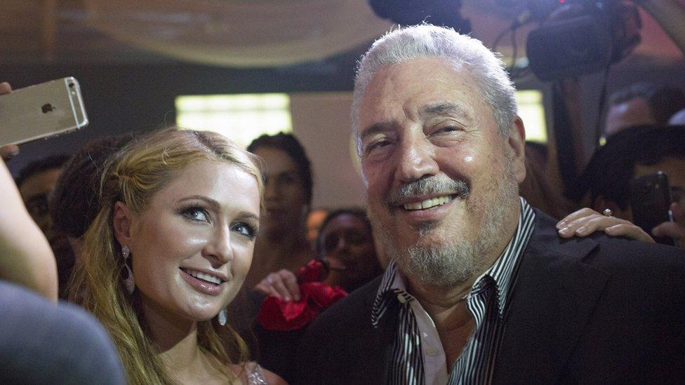 Paris Hilton and 'Fidelito' Castro Diaz-Balart