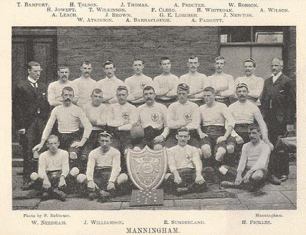 Manningham's 1896 championship winning side