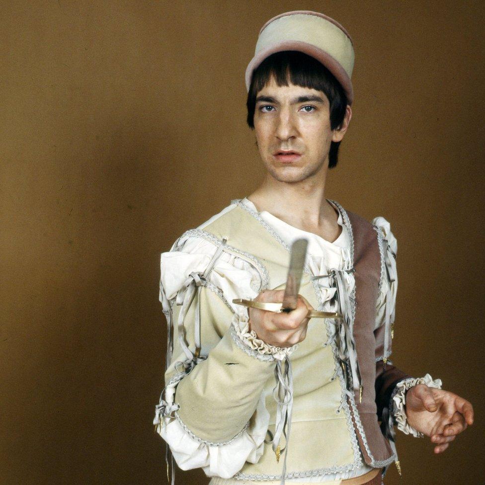 Alan Rickman as Tybalt in Romeo and Juliet